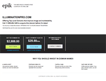 Tablet Screenshot of illuminationpro.com